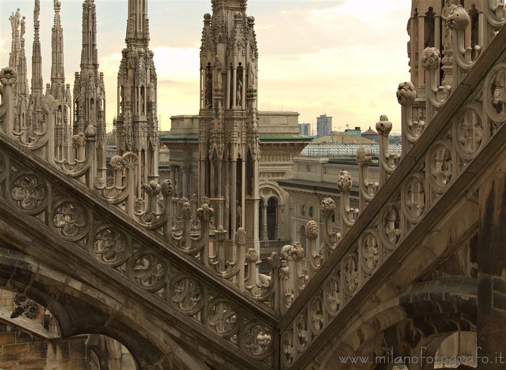 Milan (Italy) - Sight from the top of the Duomo